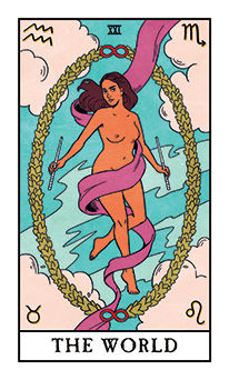 The World Tarot card in Modern Witch Tarot deck
