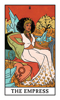 The Empress Tarot card in Modern Witch Tarot deck