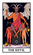 The Devil Tarot card in Modern Witch Tarot deck
