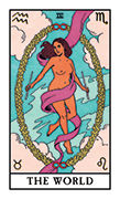 The World Tarot card in Modern Witch Tarot deck