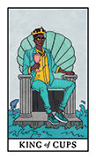 King of Cups Tarot card in Modern Witch deck