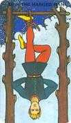 The Hanged Man Tarot card in Morgan-Greer deck