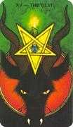 The Devil Tarot card in Morgan-Greer deck
