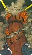 The Tower Tarot card in Morgan-Greer Tarot deck