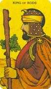 King of Wands Tarot card in Morgan-Greer Tarot deck