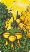 Four of Cups Tarot card in Morgan-Greer Tarot deck