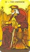 The Emperor Tarot card in Morgan-Greer deck