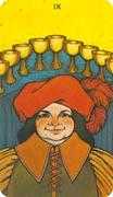 Nine of Cups Tarot card in Morgan-Greer Tarot deck