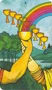 Ten of Cups Tarot card in Morgan-Greer Tarot deck