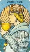 Queen of Cups Tarot card in Morgan-Greer Tarot deck