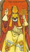 The Hierophant Tarot card in Morgan-Greer Tarot deck