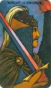 Knight of Swords Tarot card in Morgan-Greer Tarot deck