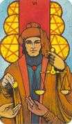 Six of Coins Tarot card in Morgan-Greer Tarot deck