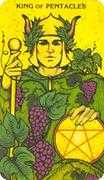 King of Coins Tarot card in Morgan-Greer Tarot deck