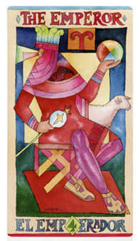 The Emperor Tarot card in Napo Tarot Tarot deck