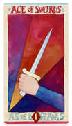 Ace of Swords Tarot card in Napo Tarot deck