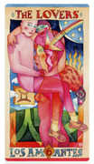 The Lovers Tarot card in Napo Tarot deck