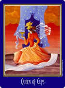 Queen of Cups Tarot card in New Century deck