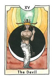 The Devil Tarot card in New Chapter Tarot deck