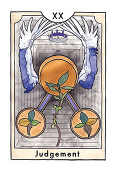 Judgement Tarot card in New Chapter Tarot deck
