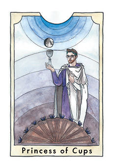 Page of Cups Tarot card in New Chapter Tarot deck