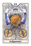 Judgement Tarot card in New Chapter Tarot deck