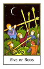 new-palladini-tarot - Five of Rods