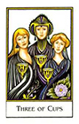 new-palladini-tarot - Three of Cups
