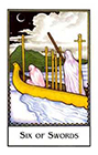 new-palladini-tarot - Six of Swords
