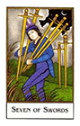 new-palladini-tarot - Seven of Swords