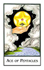 new-palladini-tarot - Ace of Pentacles
