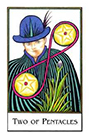 new-palladini-tarot - Two of Pentacles