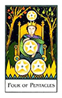new-palladini-tarot - Four of Pentacles