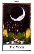 The Moon Tarot card in The New Palladini Tarot deck