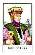 King of Cups Tarot card in The New Palladini Tarot deck