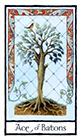 old-english - Ace of Batons