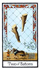 old-english - Two of Batons
