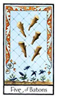 old-english - Five of Batons