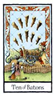old-english - Ten of Batons
