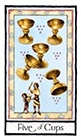 old-english - Five of Cups