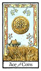 old-english - Ace of Coins