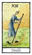 Death Tarot card in Old English Tarot deck