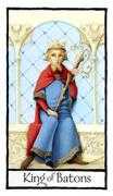 King of Batons Tarot card in Old English Tarot deck