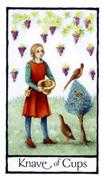 Knave of Cups Tarot card in Old English Tarot deck