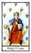 King of Cups Tarot card in Old English deck