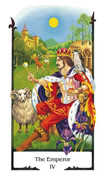 The Emperor Tarot card in Old Path Tarot deck