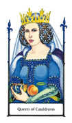 Queen of Cauldrons Tarot card in Old Path Tarot deck