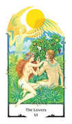 The Lovers Tarot card in Old Path Tarot deck