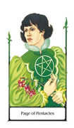 Page of Pentacles Tarot card in Old Path deck