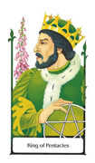 King of Pentacles Tarot card in Old Path deck